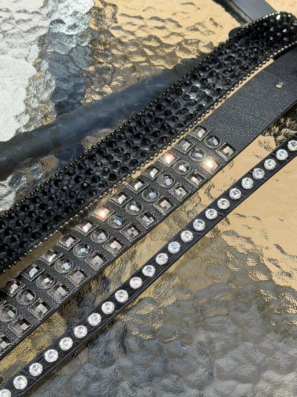 3 BLING BELTS!  Size XL Women's - Picture 3 of 6